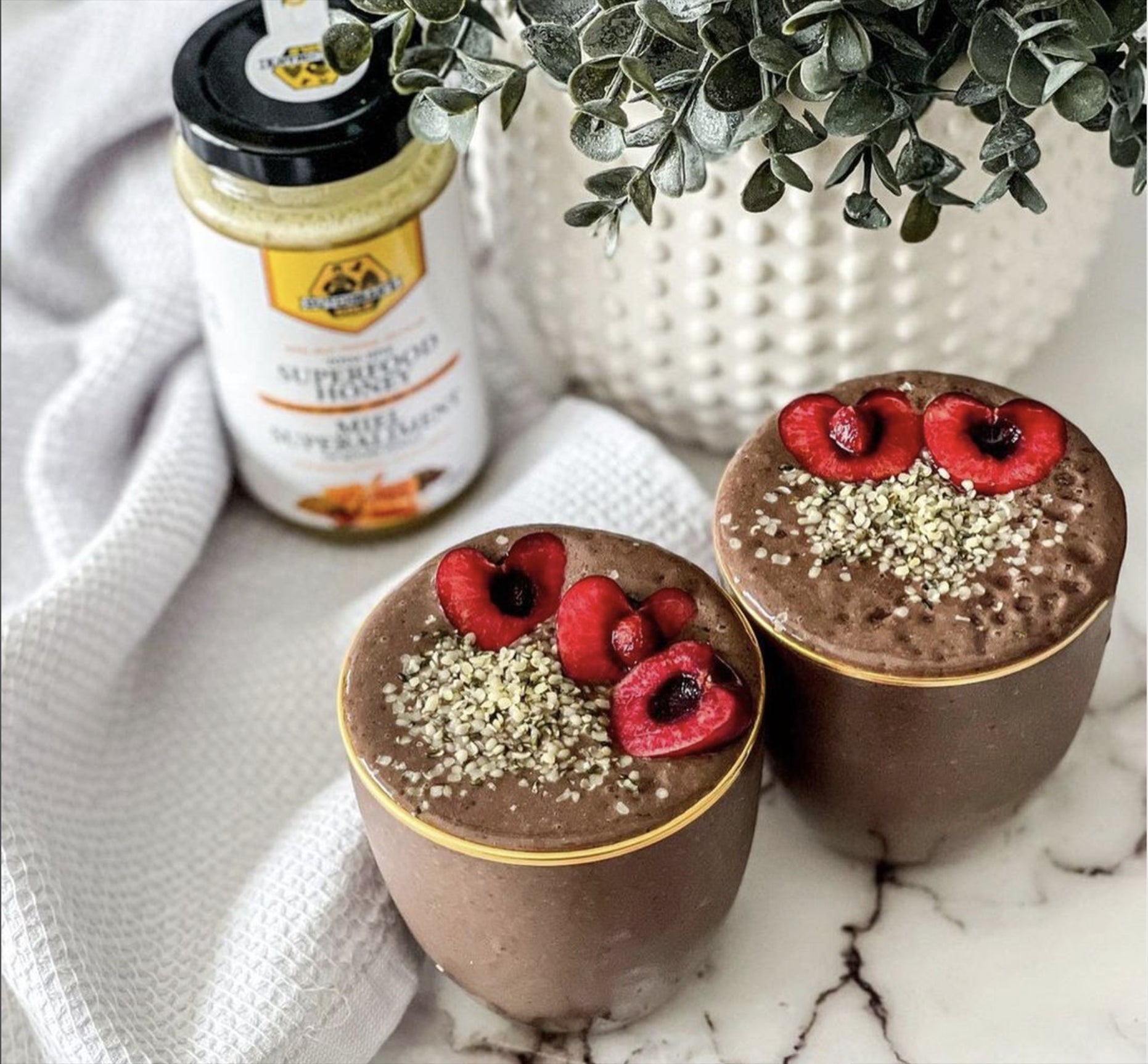 Chocolate Cherry Superfood Smoothie
