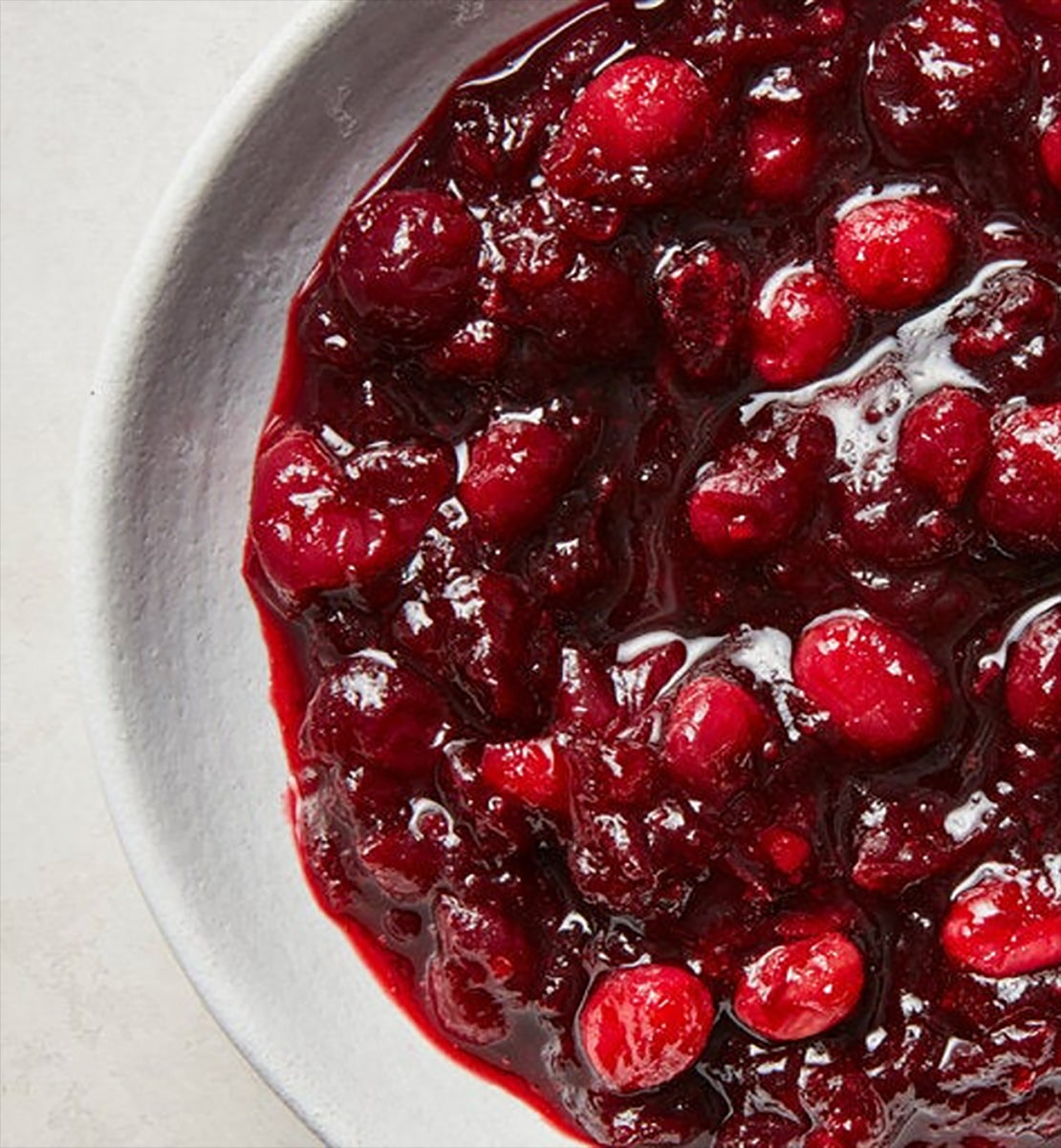 Red Wine Cranberry Sauce with Honey