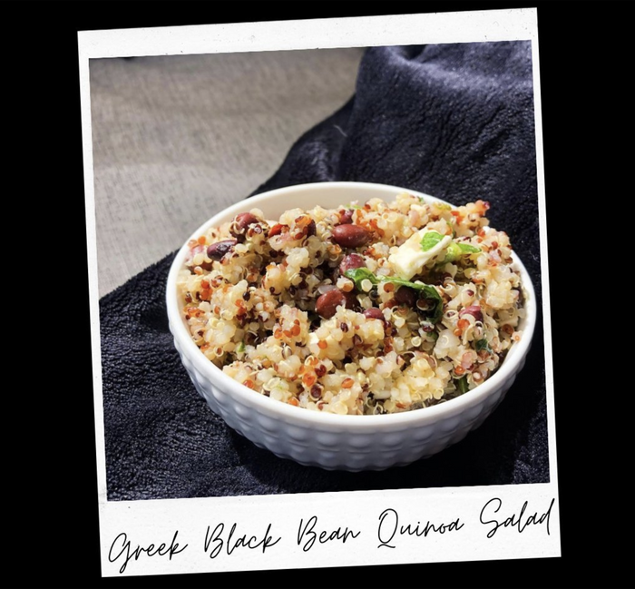Greek Black Bean Quinoa Salad