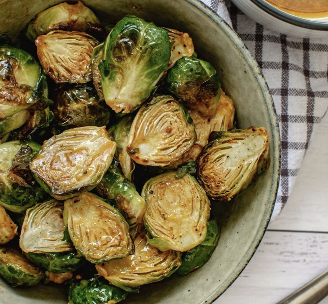 Honey Mustard Brussel Sprout Salad