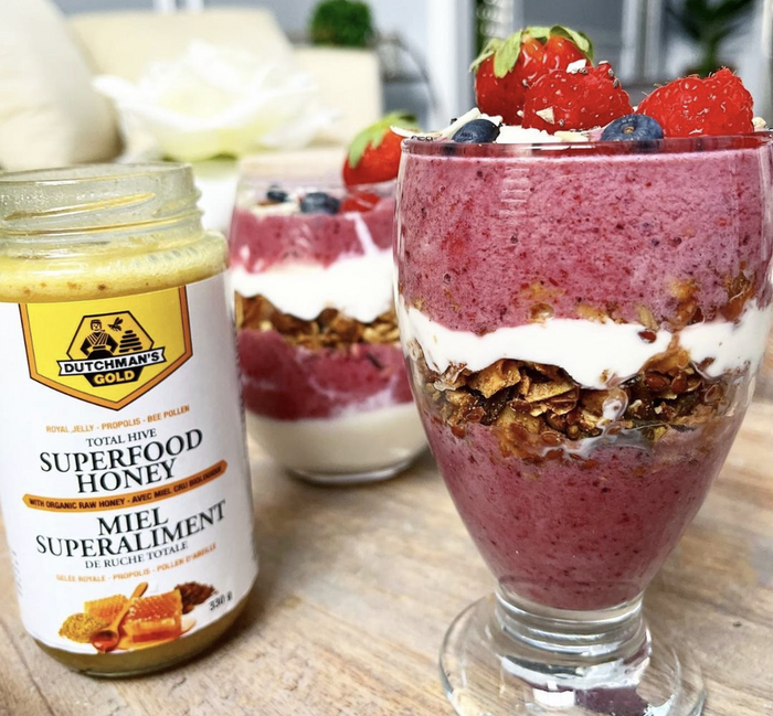 Superfood Smoothie Yogurt Parfait