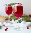 Cranberry Holiday Cocktail with Honey & Cranberries