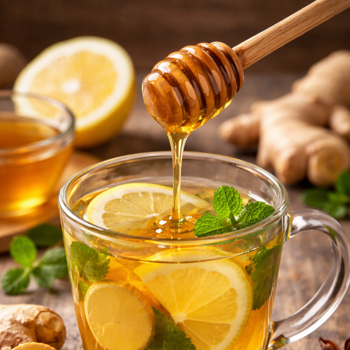 Honey Lemon Ginger Immunity Tea