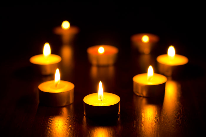 Serenity From the Hive:  The Burning of a Beeswax Candle