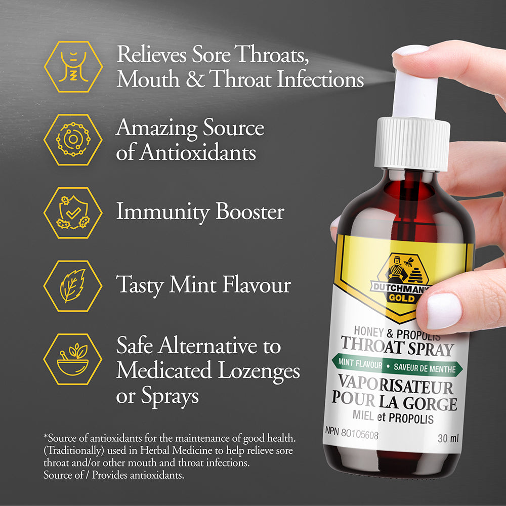 Honey and Propolis Throat Spray