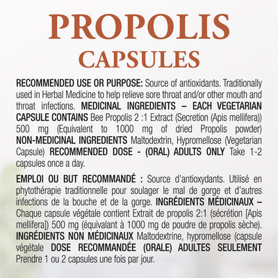 Bee Propolis 500 mg 90 caps
