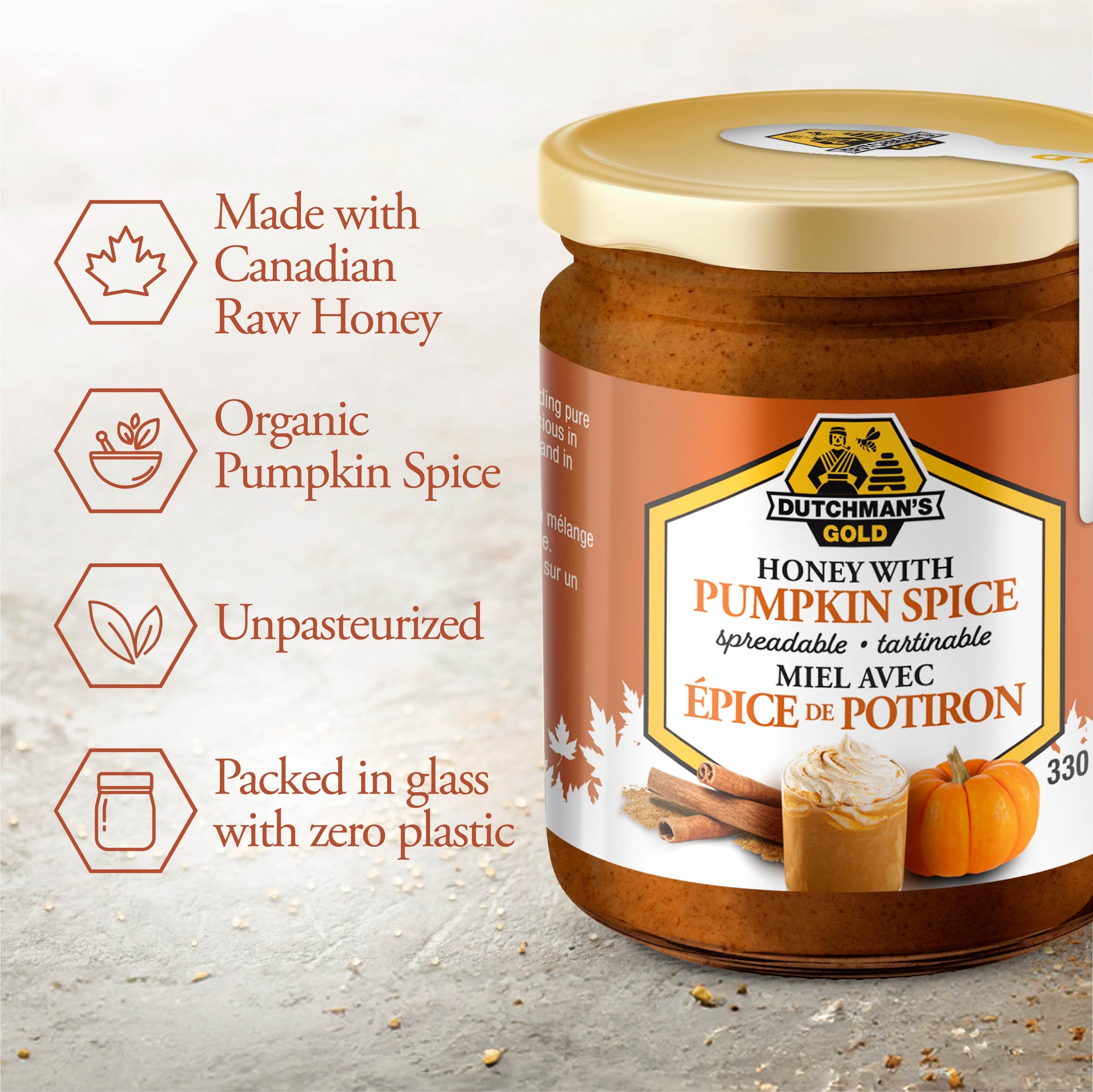 Pumpkin Spice Honey Spread