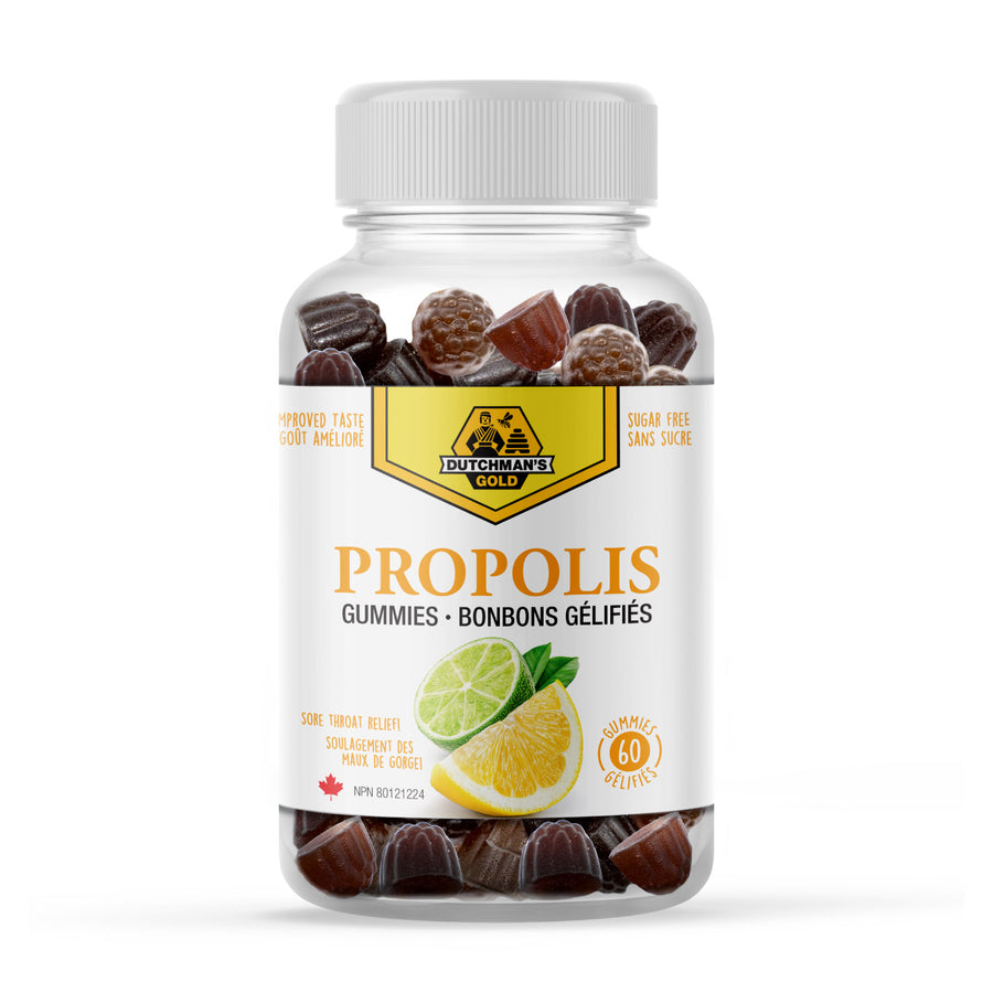 THROAT RESCUE Propolis Gummy: 60 count