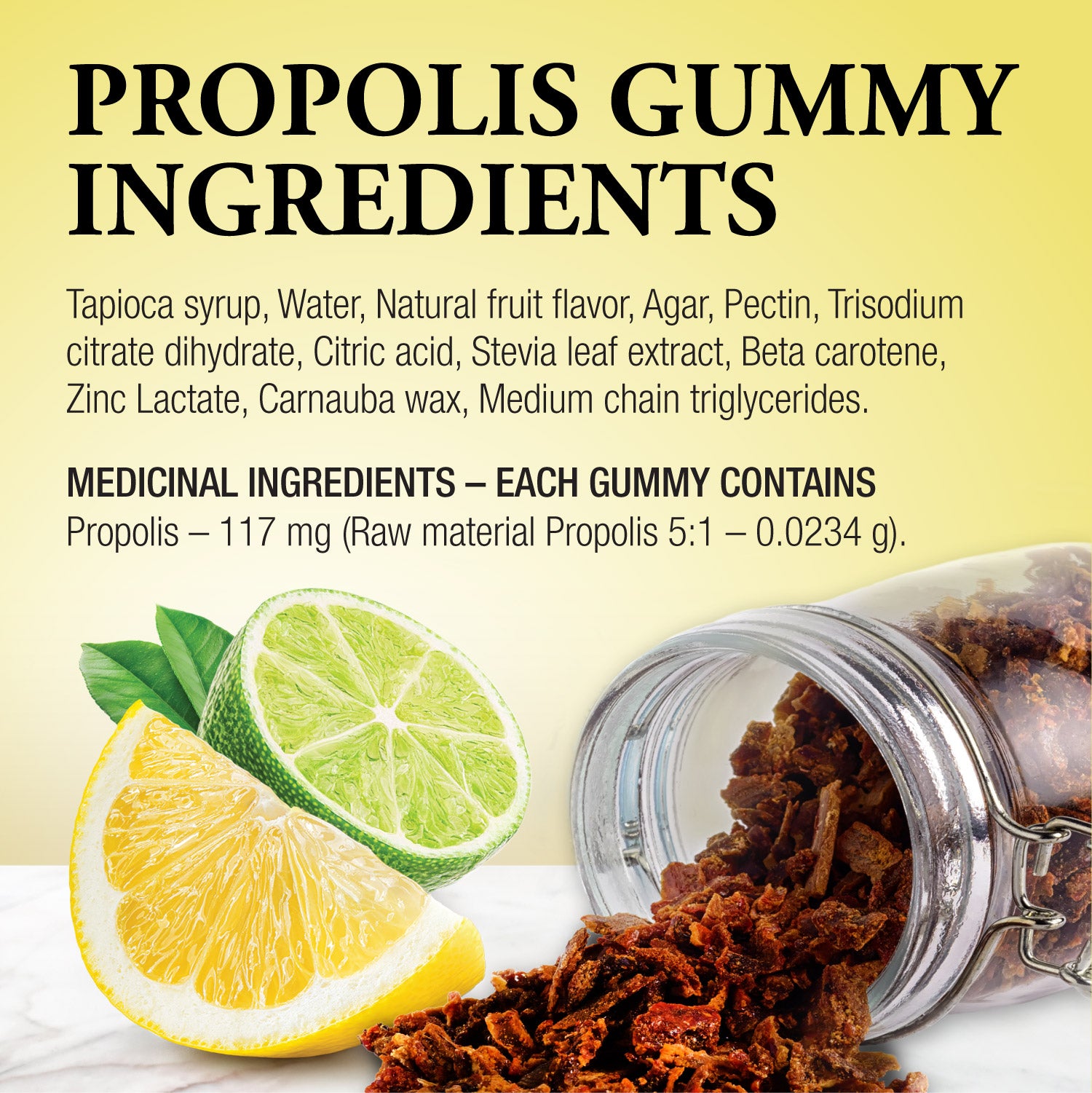 THROAT RESCUE Propolis Gummy: 60 count