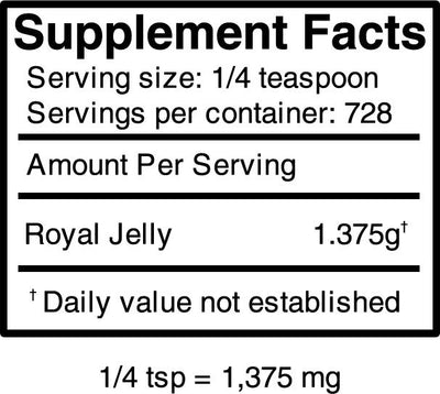 Organic Fresh Royal Jelly 1 kg - DUTCHMAN'S GOLD