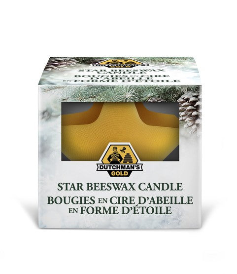 Star Beeswax Candle