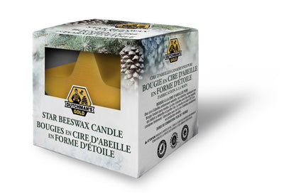 Star Beeswax Candle