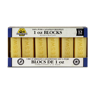 12 Pack - Beeswax 1 oz bars