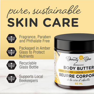 Beauty and the Bee Beeswax Body Butter, Dutchman's Gold