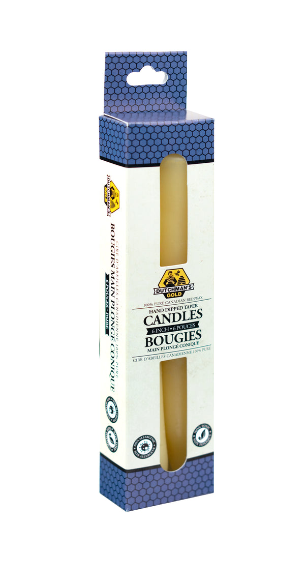Beeswax Hand Dipped Taper